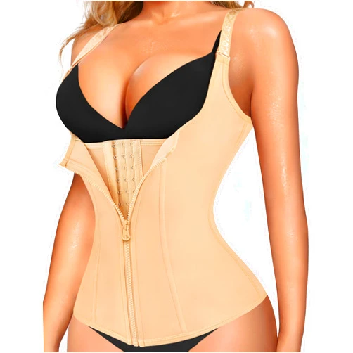 LODAY Waist Trainer Corset for Women Tummy Control Sport Workout Body Shaper Black