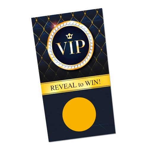PROMO PRINTING GROUP, INC. VIP Scratch Off Cards 1 - (30 Cards) - Scratch Off Tickets