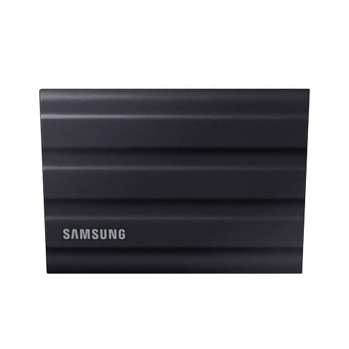 Samsung T7 Shield Portable SSD 1TB, USB 3.2 Gen2 External SSD, Up to 1,050MB/s, Rugged, IP65 Water & Dust Resistant, for Photographers, Content Creators and Gaming, Mac Compatible, MU-PE1T0S, Black