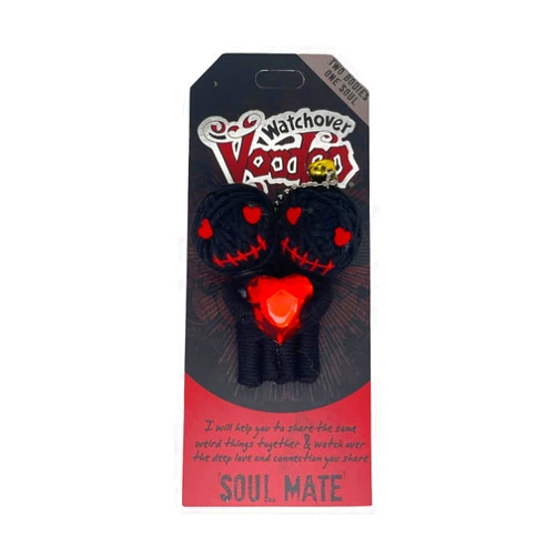 Watchover Voodoo 3-Inch Soul Mate Keychain - Handcrafted Gift to Bring Good Luck and Positivity Everywhere You Go