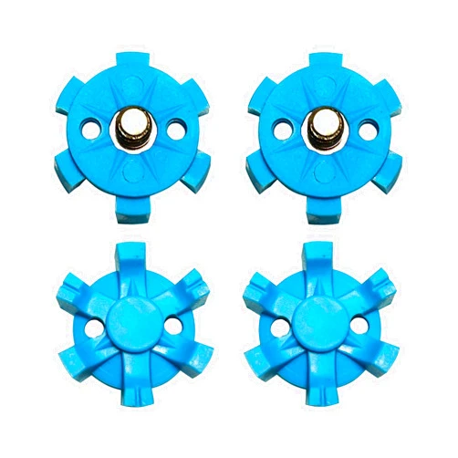 UMMEI 28 PCS Golf Shoes Spikes,1/4 Screw in Golf Cleats Replacemnt (Blue)