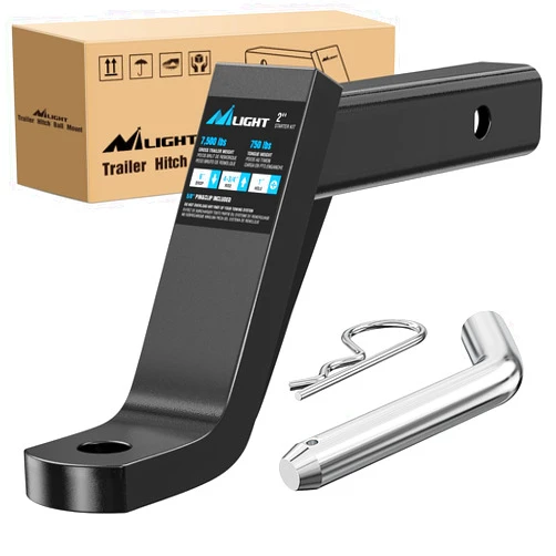 Nilight Trailer Hitch Ball Mount with 5/8