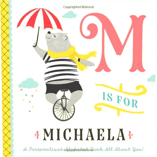 Li’l Llama Custom Kids Books M is for Michaela: A Personalized Alphabet Book All About You! (Personalized Children's Book)