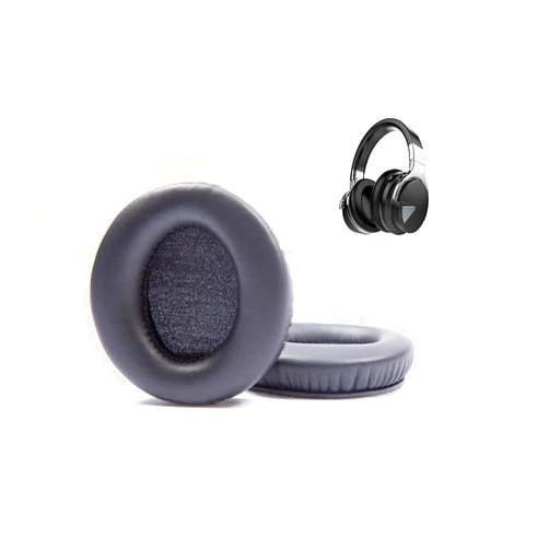Damex Headphone Ear Pads Replacement Cushion for cowin E7、E7 PRO (Black)