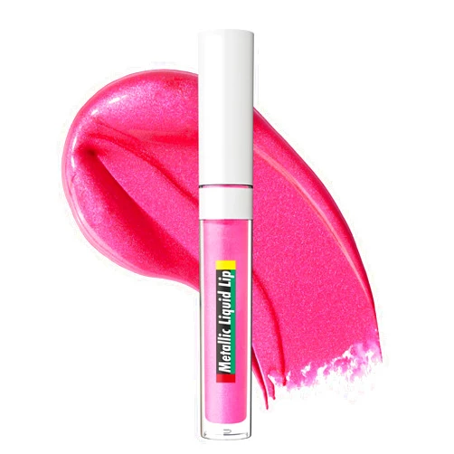 Black Radiance Cross Colours Metallic Liquid Lip - Fresh Drip Pink