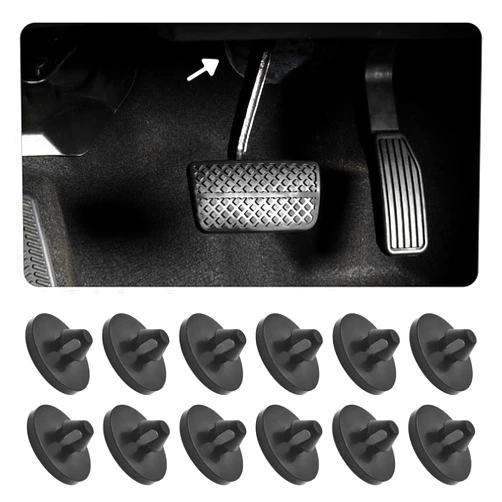 SOMUCH 12PCS Brake Switch Stopper, Car Brake Light Switch Pad, Replacement OEM #90541-06036, Automotive Clutch Pedal Stop Pads for Most Cars Trucks SUVs