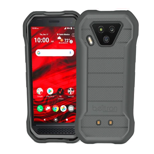 BELTRON DuraForce Ultra 5G Heavy Duty Case, Industrial Strength Armor Case with Reinforced Technology for Kyocera DuraForce Ultra 5G UW E7110 (Verizon) - Gunmetal Grey