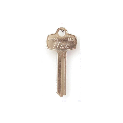 Ilco Kaba Ilco Key Blank, Brass, Type BE2, 7 Pin, PK10