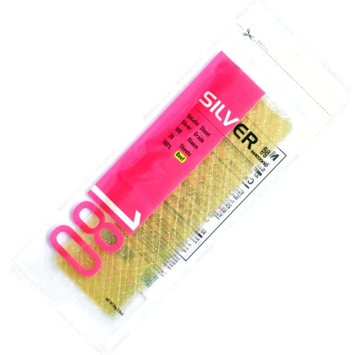 Haodong Beef Silver Leaf Gelatin Sheets - 180 Bloom (20 Sheets, 50g) - Gelatin Leaves for Baking and Cooking Mirror Glaze Dessert Jellies Mousse Cake
