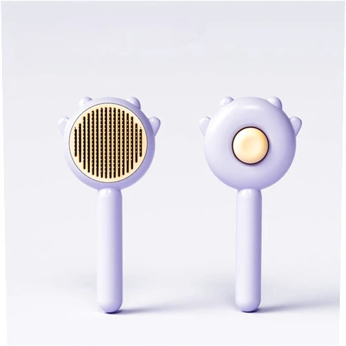 Yongyoung Cat and dog pet hair removal ABS needle comb comb brush for cat and dog hair removal (purple)
