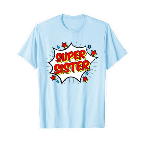 Matching Family Superhero Shirts Superhero Super Sister Matching Sibling T-Shirts T-Shirt