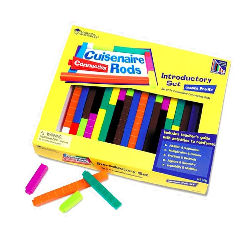 Learning Resources Connecting Cuisenaire Rods Introductory Set, Multi (LER7480)