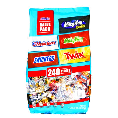 Mars Snackfoods Mars Mini Chocolate Favorites, Variety Pack 240 Count