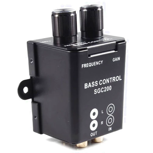 Hlsicnalm Auto Car Remote Amplifier Subwoofer Car Audio Equalizer Crossover Bass Controller Bass Equalizer Controller 4
