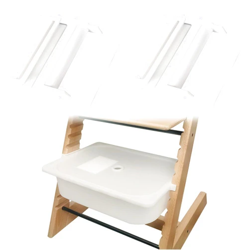 MITCHENIFY Trofast Adapters Compatible with Stokke Tripp Trapp High Chair and Trofast Plastic & Mesh Storage Bins, Accessories for Stokke Tripp Trapp High Chair, 2 Packs