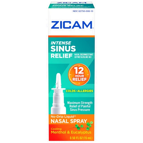 Zicam Intense Sinus Relief Liquid Nasal Gel 0.50 oz (Pack of 12)
