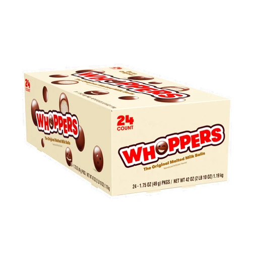 HERSHEY'S WHOPPERS Candy, 1.75 Ounce (Pack of 24)
