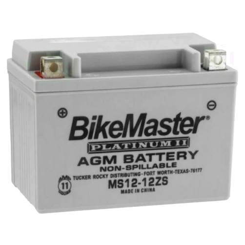 BikeMaster Battery Platinum AGM BATTERY MS12-12ZS BM
