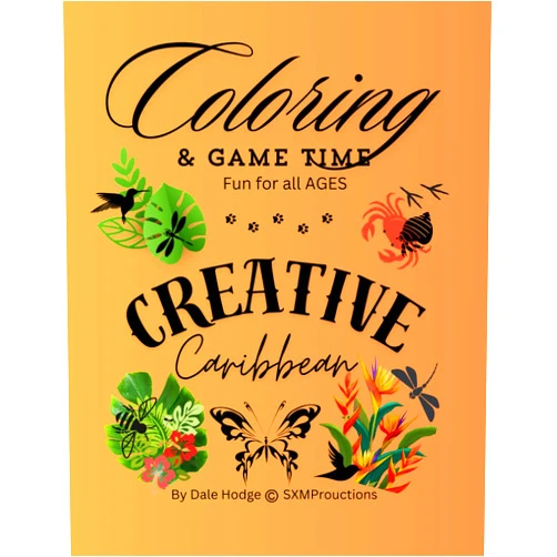 Dale Hodge Caribbean Creative 01: All ages Coloring Book West Indies FUN (Creative Caribbean West Indies)
