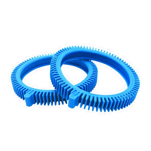 AMI PARTS 2 Pack Pool Cleaner Tires By AMI PARTS- Fits for Poolvergnuegen Pool Cleaner Parts 896584000-143 Blue Front Tire Kit with Super Hump