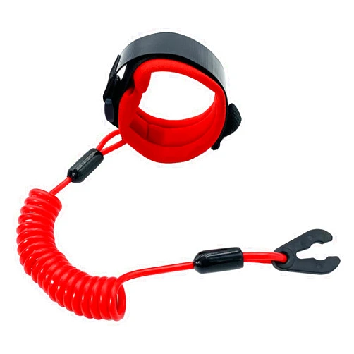 SKARUMMER Boat Engine Emergency Stop Switch Safety Lanyard Cord Replacement for Yamaha Jet Ski WaveRunner WaveVenture WaveRaider WaveJammer WaveBlaster FX140 - Replace EW2-68348-00-00, 50 Inch/130 cm Long