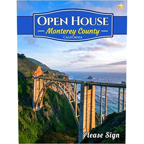 By Lisa Marie Smith (Author) Monterey County Open House: A Guest Book for Monterey County, California for Real Estate Professionals and People who want to sell their homes.