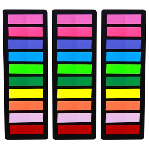 KICNIC Page Markers Sticky Index Tabs, Arrow Flag Tabs Colored Sticky Notes for Page Marker Bookmarks [10 Primary Colors, 750 Pieces] Sticks Securely, Removes Cleanly