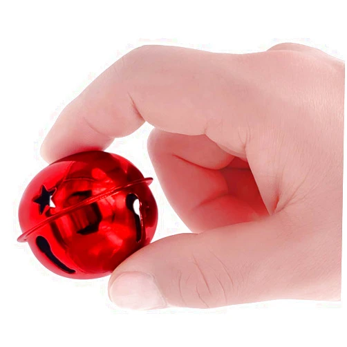 Cllootve 2-Inch/ 50MM Large Metal Craft Bells for Holiday Home Decoration, Christmas Festival Decoration, Gifts Decoration, Party Wedding Decoration DIY Project, 16Pcs, Red