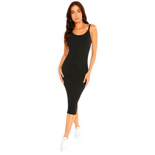 IGSY Dresses for Women Women's Dress Solid Sleeveless Bodycon Dress Dresses