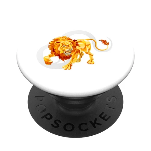 Lion Zodiac Leo Horoscope Star Sign Lion Zodiac Leo Horoscope Astrology Star Sign PopSockets Swappable PopGrip