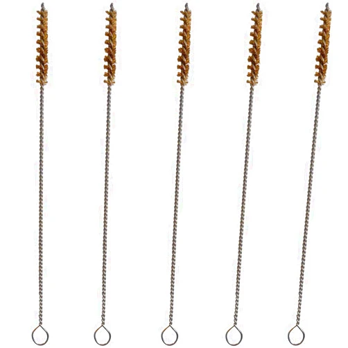 HIGHTBRUSH 3/16'' Diameter Brass Tube Brush 5 Piece Pack