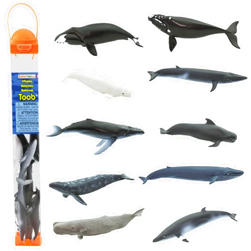 Safari Ltd. Whale TOOB Figurine Set - Detailed 2.5