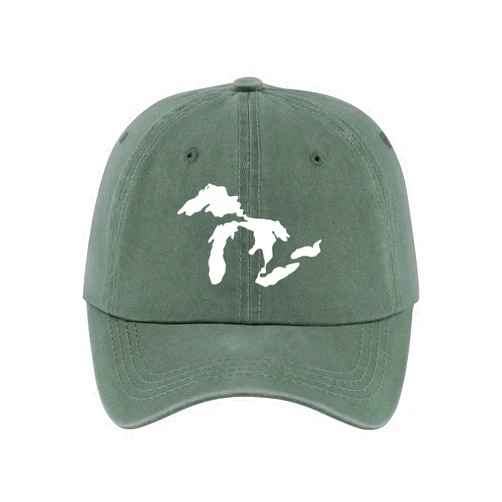 BIAOSD Unisex Michigan The Great Lakes State Cowboy Hats Fashion Adjustable Sun Caps