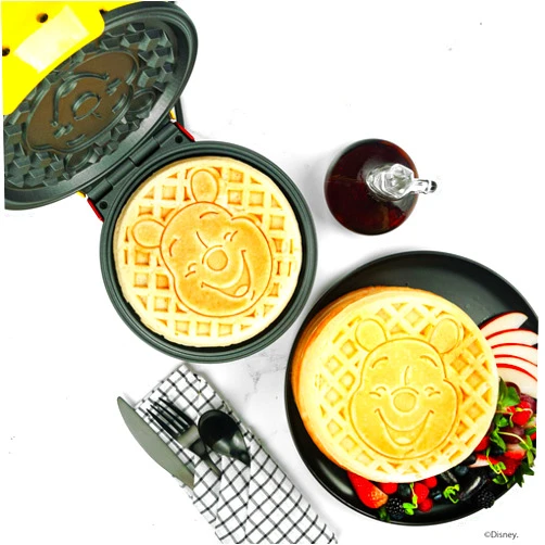 Uncanny Brands Disney Winnie the Pooh Waffle Maker - Your Favorite Honey Bear on Your Waffles