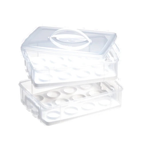 Snapware Plastic Snap 'N Stack 2-Layer Cookie, Cake, Cupcake and Brownie Storage Carrier, 14.25