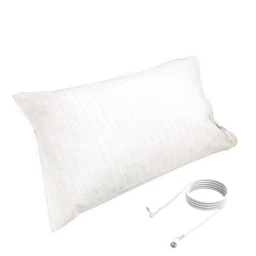 TINGMHUA Grounding Pillowcase with Conductive Sliver Fiber, Connect to Earth While Indoors, Improve Sleep, Increase Energy (20X30in) 1PCS