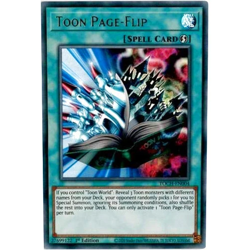 Yu-Gi-Oh! Toon Page-Flip - TOCH-EN004 - Ultra Rare - 1st Edition