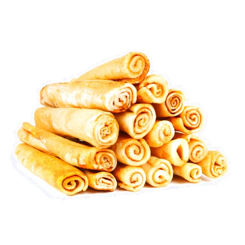 MON2SUN Dog Rawhide Rolls Twist Sticks 6.5 Inch Dog Chew Treats Chicken Flavor 18 Count for Puppy and Small Dogs