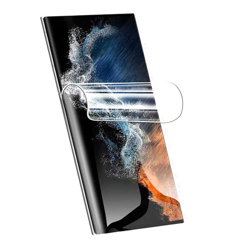 Iiseon High Sensitivity Hydrogel Screen Protector for Samsung Galaxy S23 Ultra, 2 Pieces Transparent Soft TPU Protective Film (NOT Tempered Glass) [Fingerprint Unlock Compatible] [Clear HD]