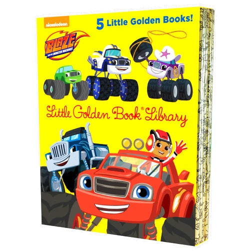 Various,Golden Books Blaze and the Monster Machines Little Golden Book Library -- 5 Little Golden Books: Five of Nickeoldeon's Blaze and the Monster Machines Little Golden Books