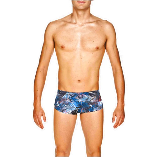 ARENA Men's Floral Allover Square Swim Short MaxLife Swimsuit