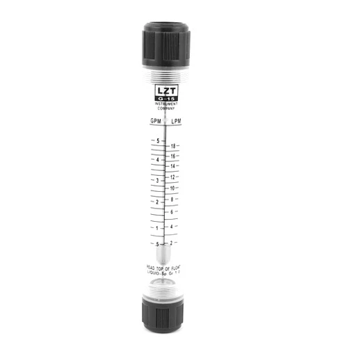 Nxtop LZT G-15 0.5-5GPM 2-18LPM Water Flow Meter Panel Type Flowmeter