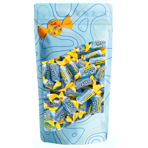 One Flavor Candy Jolly Rancher World's Best Flavored Fruit Hard Candy Bulk Candies in Sealed Bag 16oz Tasty Yummy Perfectly Delicious Time (Blue Raspberry, 1lb)