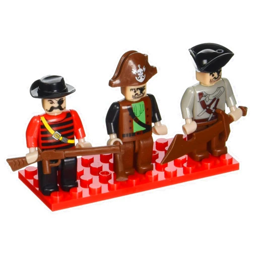 BRICTEK BUILDING BLOCKS 19312 Mini Figurines Pirates (3)