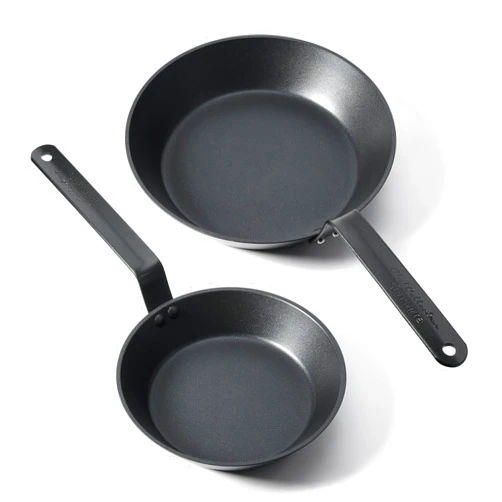 SENSARTE Nonstick Frying Pan Set 2-Piece, Oven Safe Skillets with Swiss Coating, Induction Compatible Chef Pan Set, Dishwasher Safe Cooking Pans, Anodized Frying Pans, PFOA Free, 8 and 10 Inch
