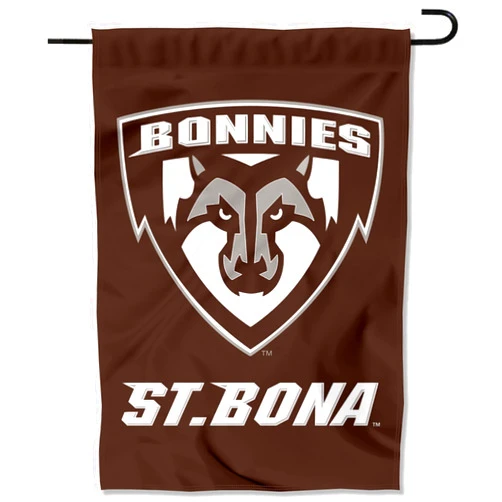 College Flags & Banners Co. St. Bonaventure Bonnies Wordmark Logo Garden Banner Flag