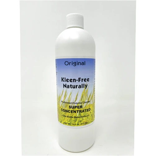 Kleen Free 16oz Concentrate- Kleen Free Naturally, Natural, Enzyme Solution and Multi-Purpose Product, Cleaner, Laundry Additive and more.