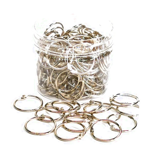 Otylzto 120pcs Binder Rings 1 Inch,Metal Rings, Book Rings,Paper Rings, Key Rings, Binder Ring, Metal Rings,Office Products