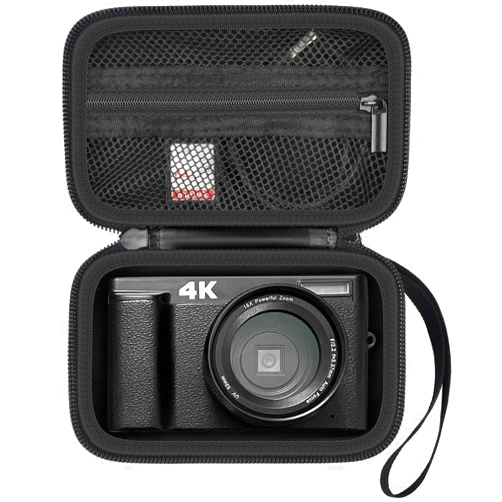 Grapsa Digital Camera Case Compatible with KVUTCIEIN/for Femivo/for AiTechny/for VAHOIALD/for Bifevsr Vlogging Camera. Storage Holder Organizer for Canon PowerShot G7X Camera (Box Only) - Black Inner
