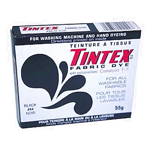 TINTEX Lot of 1 Tintex Brand Black Fabric Dye 44